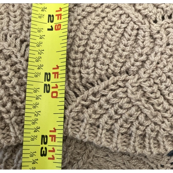 Sweet Lovely by Jen Women's Mauve Oversize Long Sleeve Sweater - SZ M/ - Picture 11 of 11